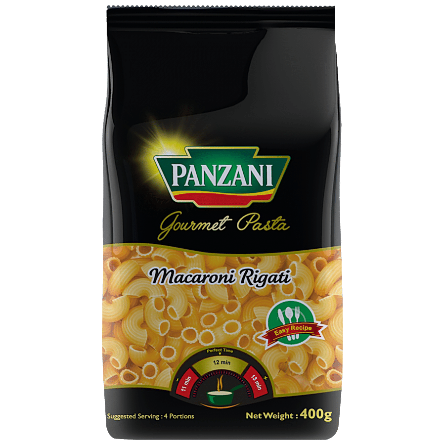 Panzani Macaroni Rigati Pasta - Durum Wheat Semolina