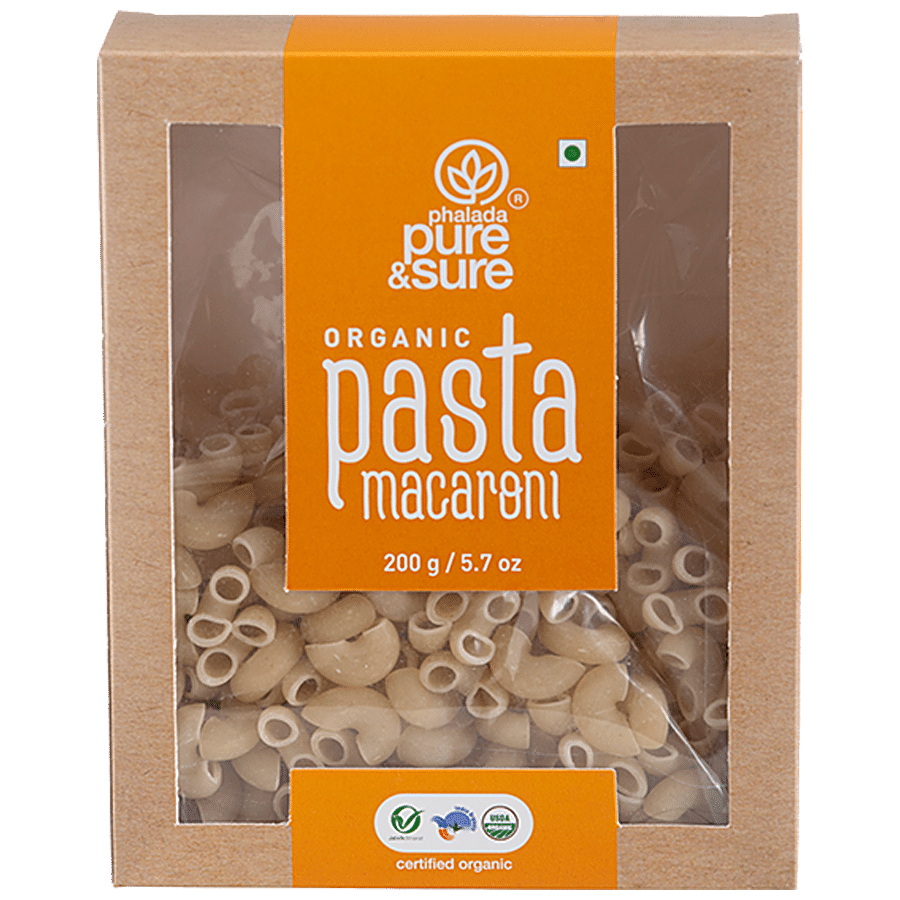 Phalada Pure & Sure Organic Pasta Macaroni - Healthy