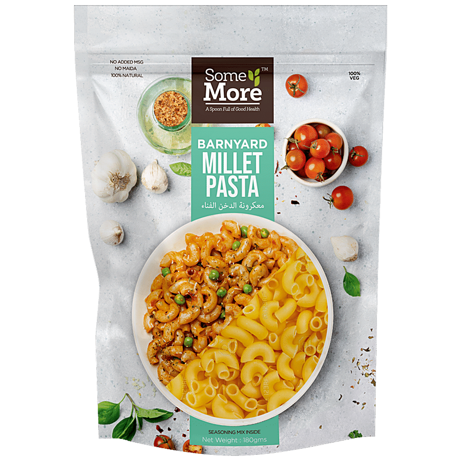 Some More Barnyard Millet Pasta - No Maida & MSG