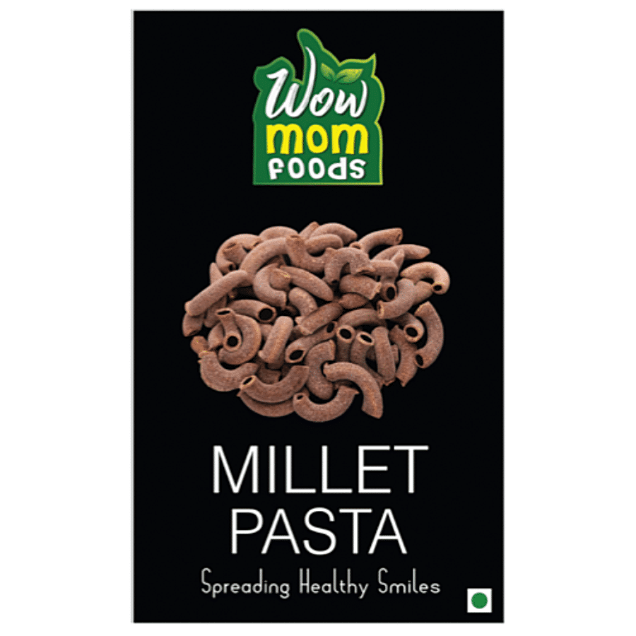 WOW MOM FOODS Millet Pasta - Made With Durum Wheat Semolina