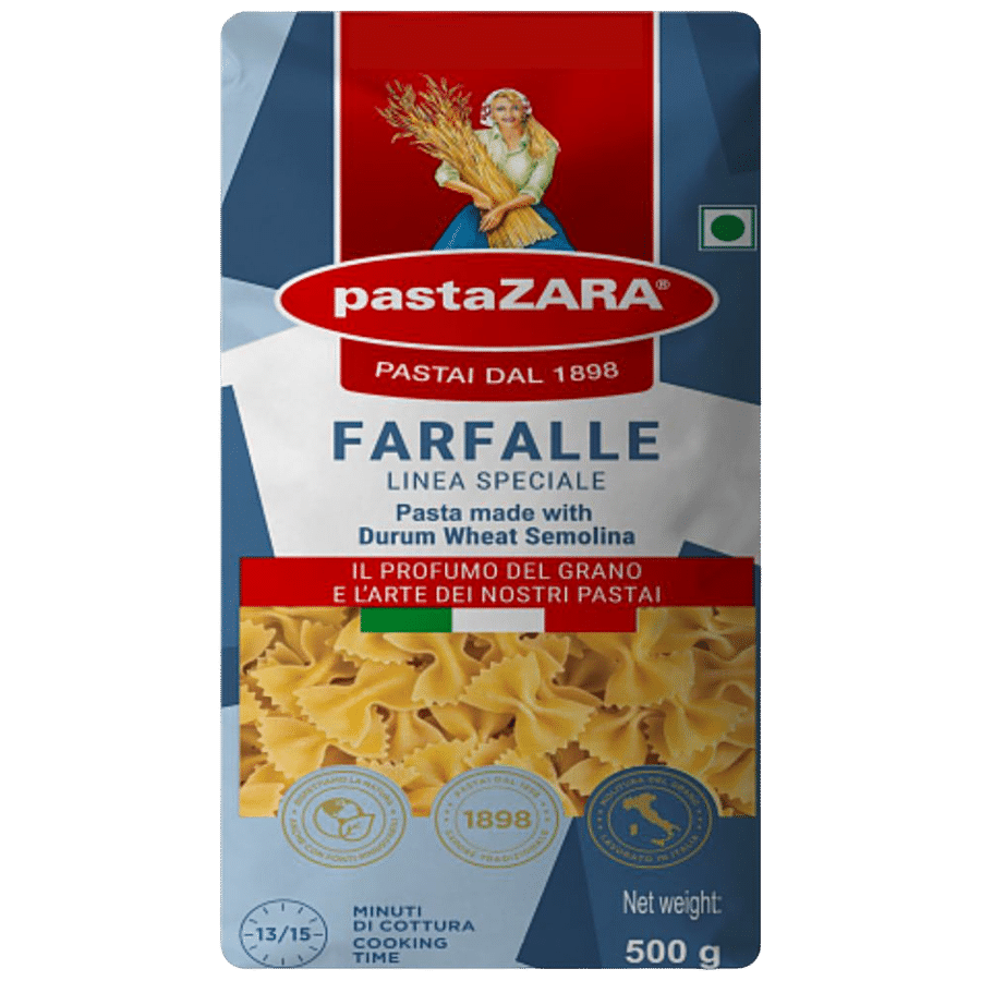 pastaZARA Authentic Italian Pasta - Farfalle