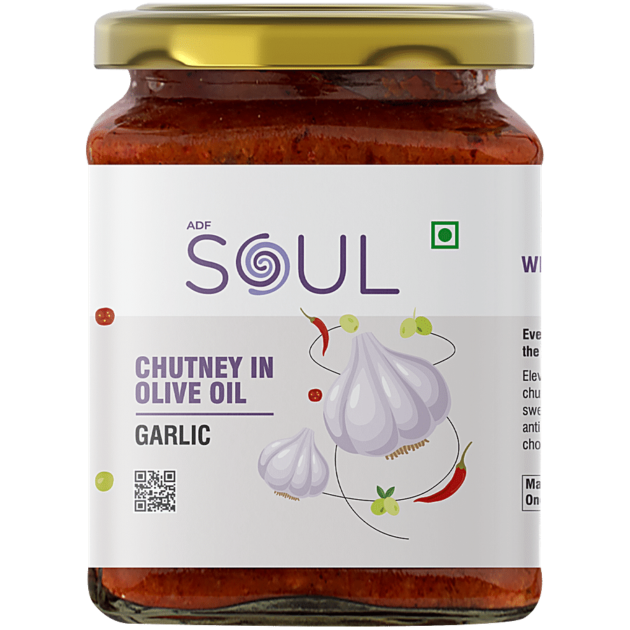 ADF Soul Chutney In Olive Oil - Garlic