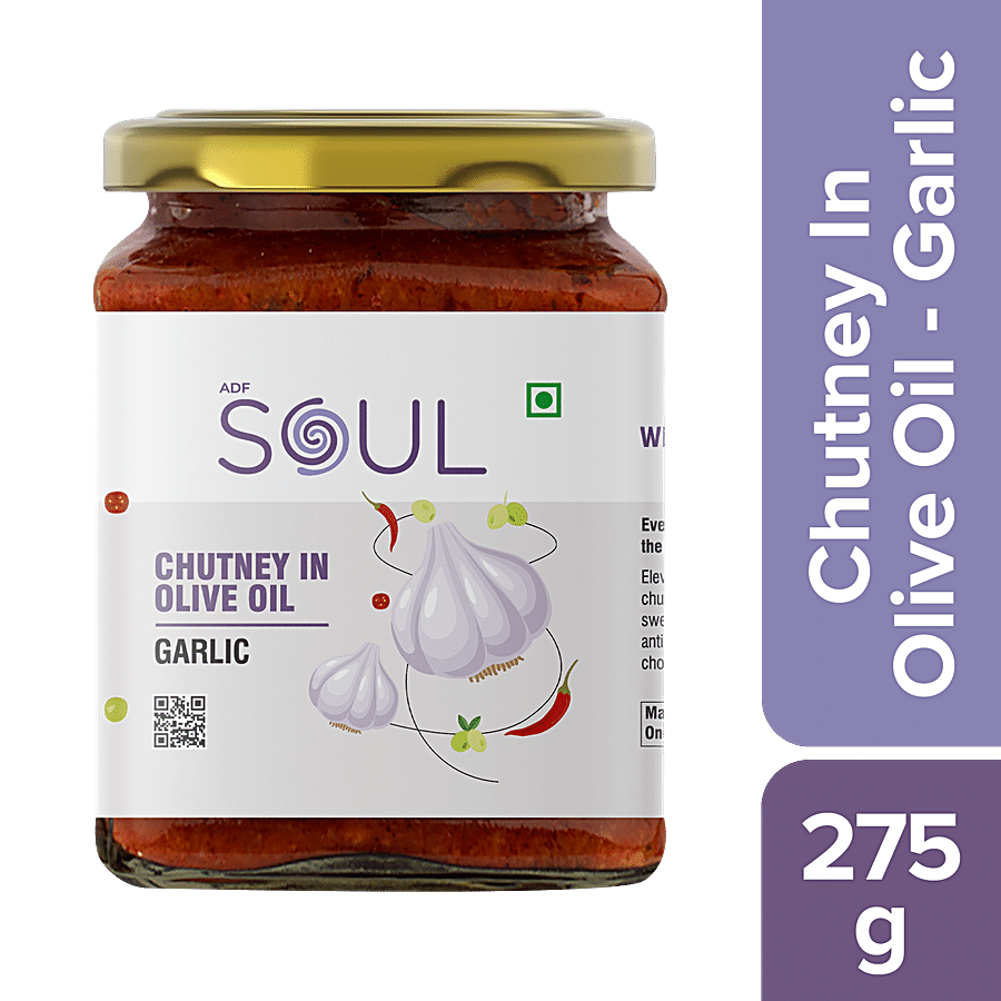 ADF Soul Chutney In Olive Oil - Garlic