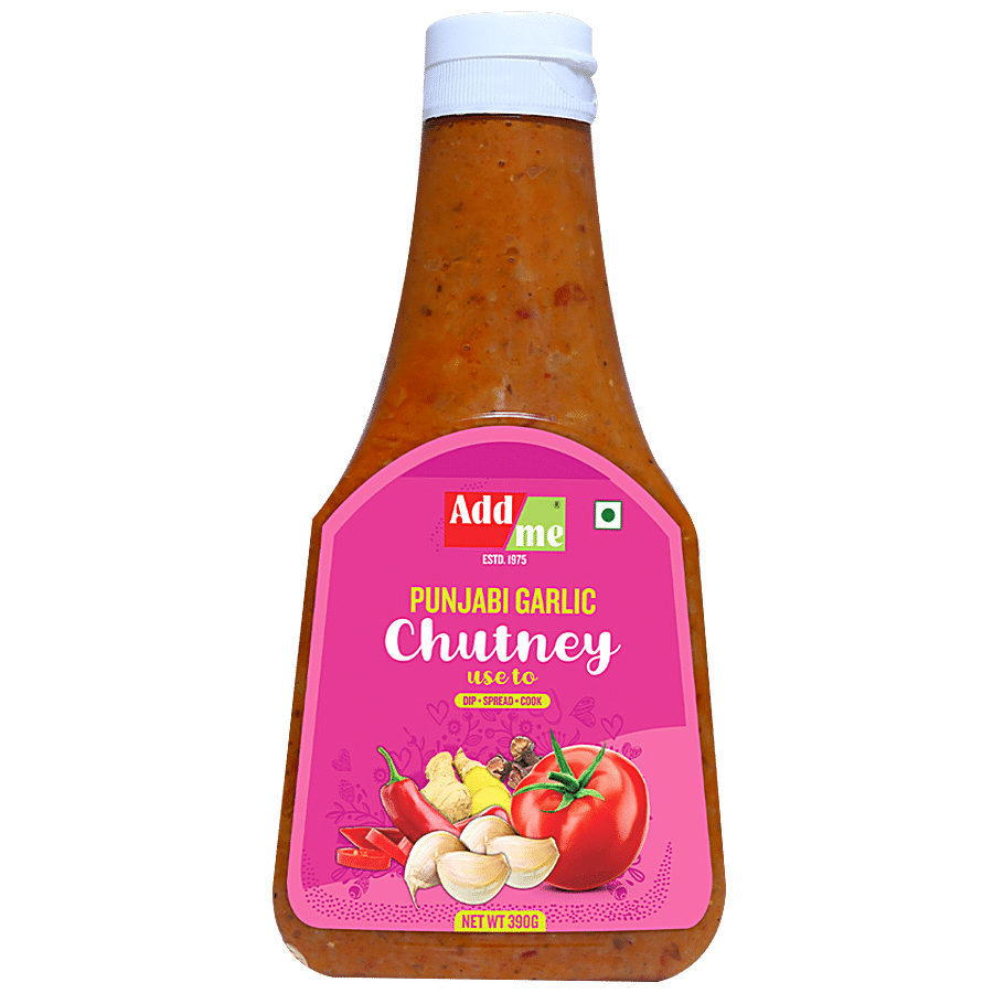 Add Me Punjabi Garlic Chutney - Handmade