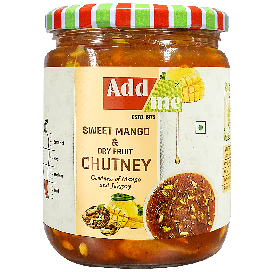 Add Me Sweet Mango & Dry Fruit Chutney Pickle - Goodness Of Jaggery