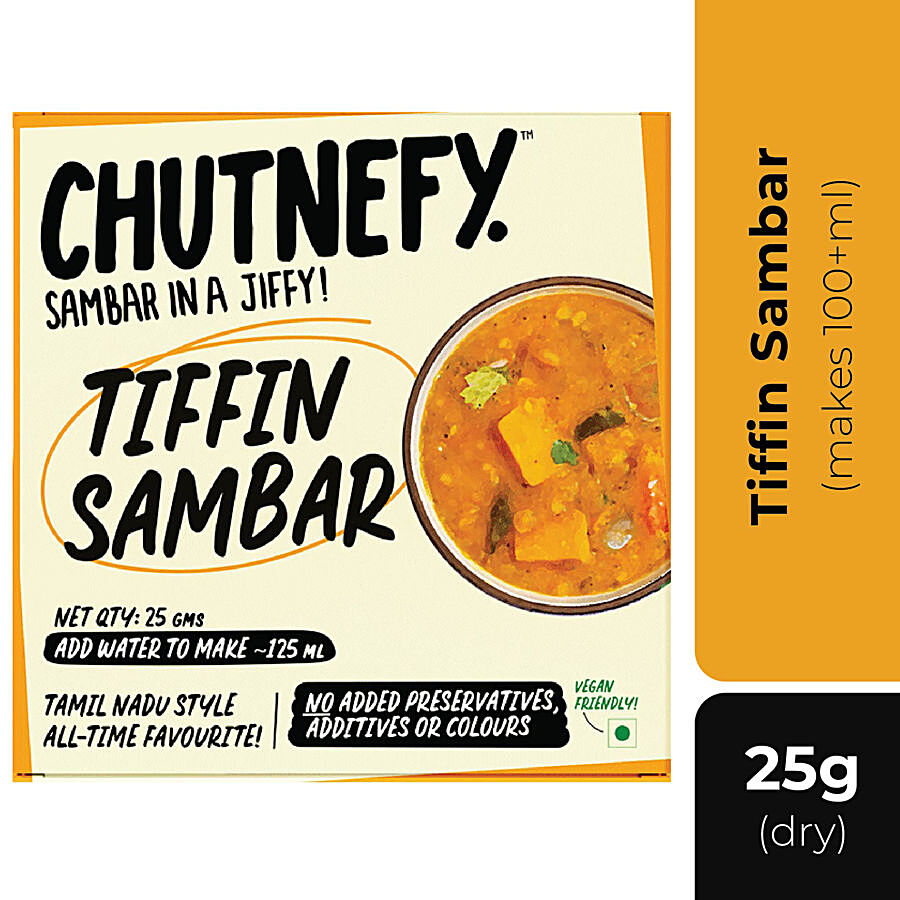 Chutnefy Chutney Sambar In A Jiffy! - 100% Authentic Recipe