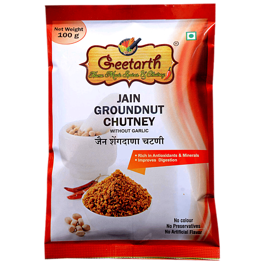 GEETARTH Jain Peanut Chutney / Farali Shengadana Chutney