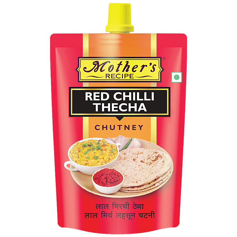 Mother's Recipe Red Chilli Thecha Chutney - Adds Flavour