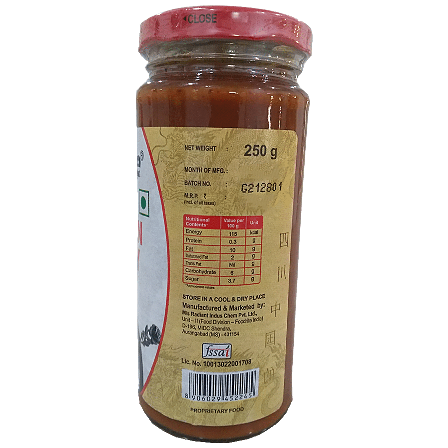 Mrs.Food Rite Szechuan Chutney - Hot & Spicy Flavour