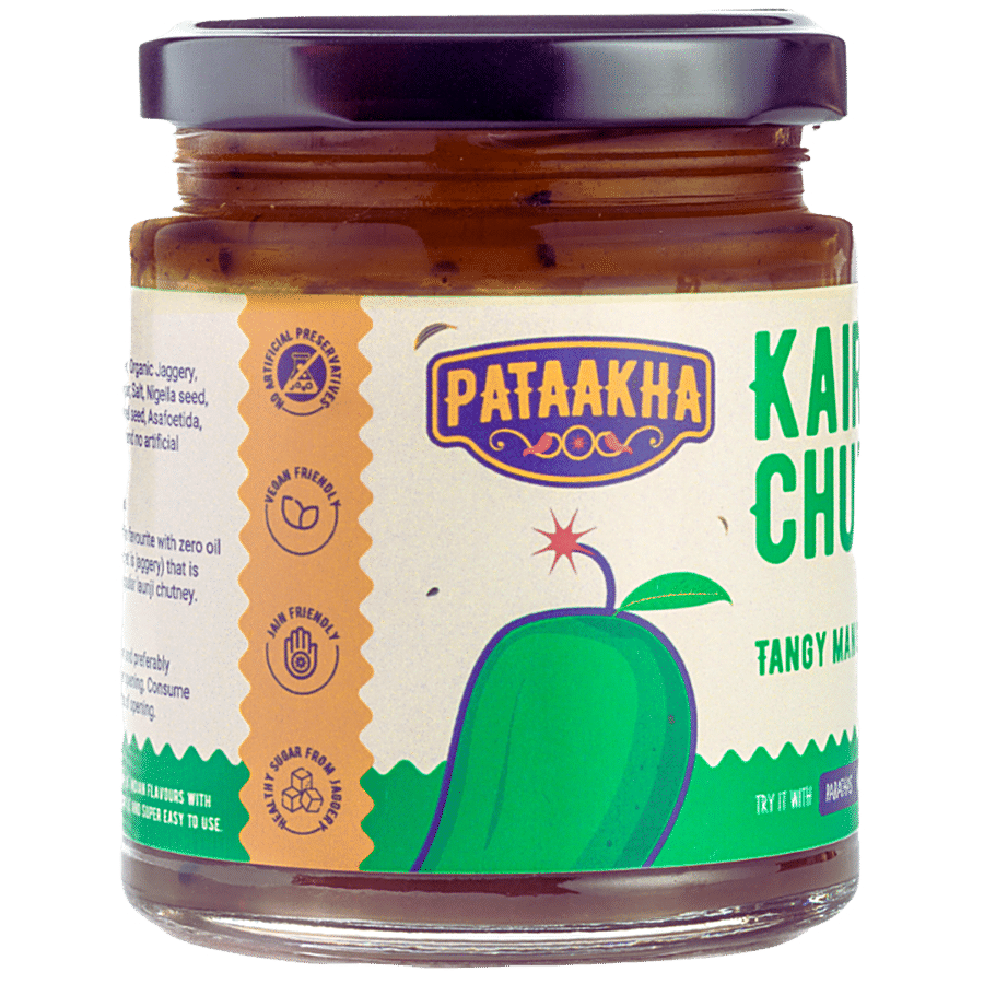 Pataakha Kairi/Raw Mango Chutney - Made With Jaggery