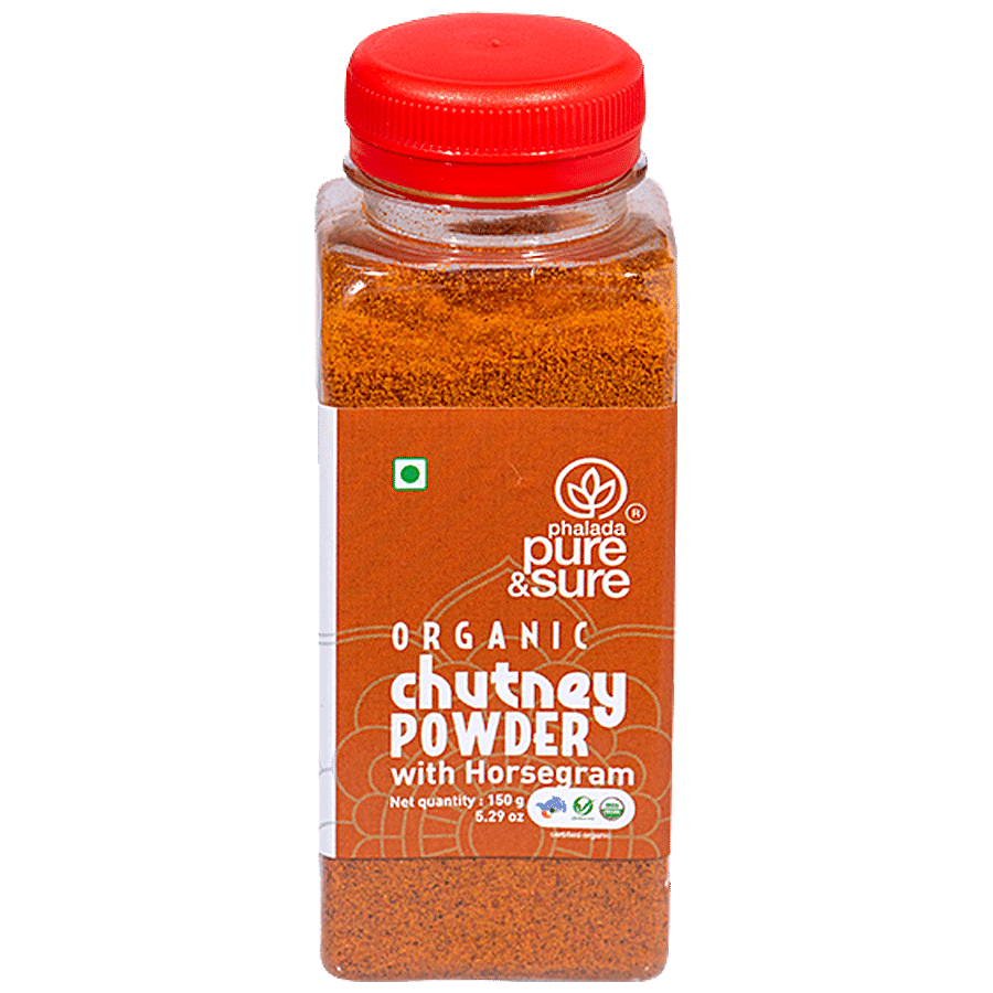 Phalada Pure & Sure Organic Chutney Powder With Horsegram - Enhances Flavour