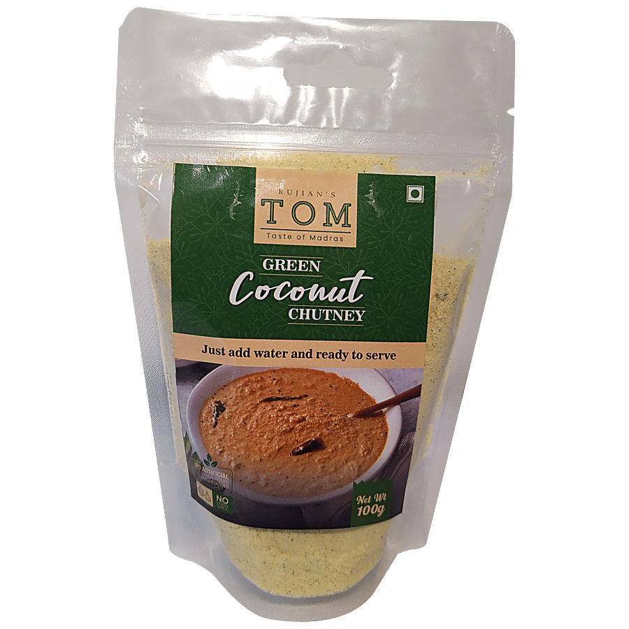 TOM Green Coconut Chutney - No Preservatives