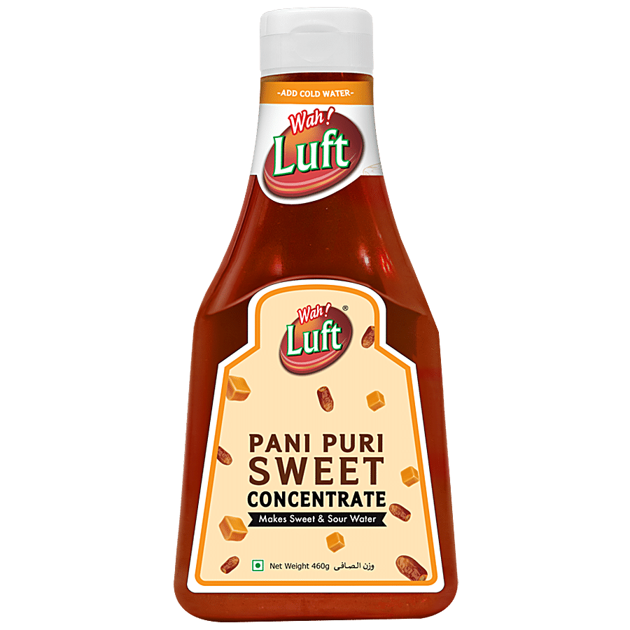 Wah Luft Instant & Delicious Sweet & Sour Paste - For Pani Puri Sweet Pani