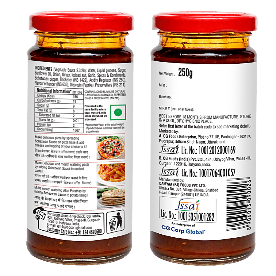 Wai Wai Chunky Schezwan Sauce - Used For Cooking