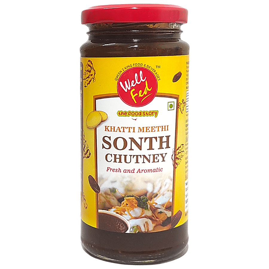 Well Fed Khatti Meethi Sonth Chutney - Fresh & Aromatic