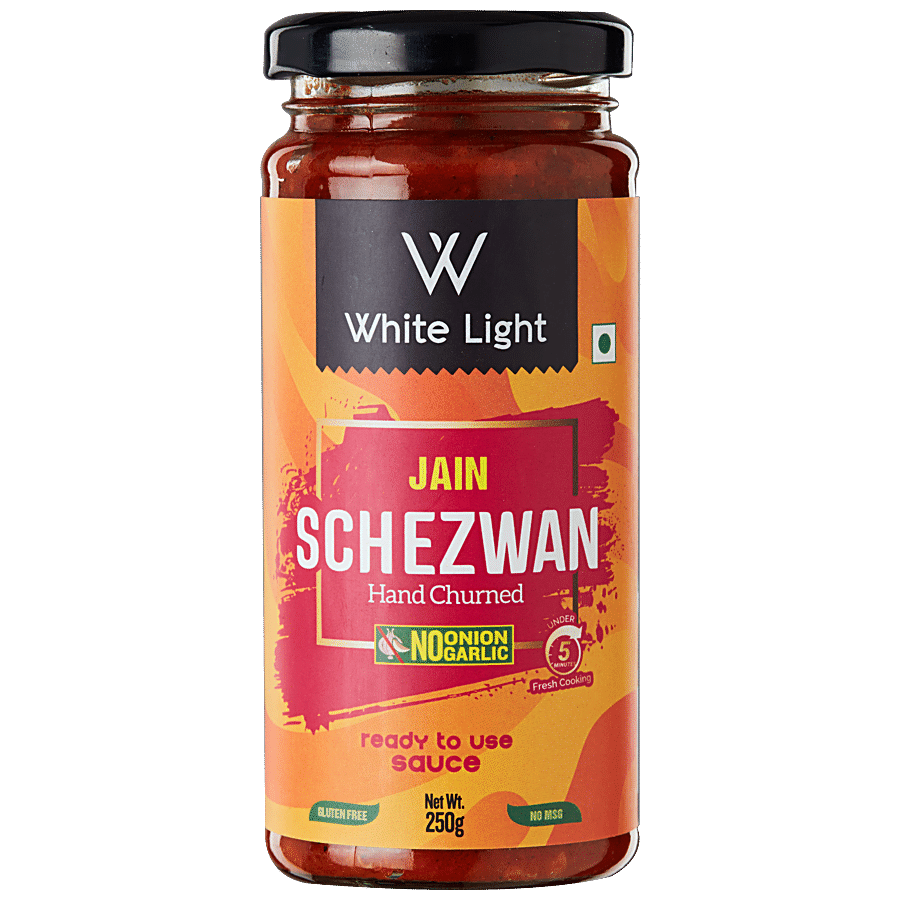 White Light  Jain Schezwan Sauce - No Onion & Garlic