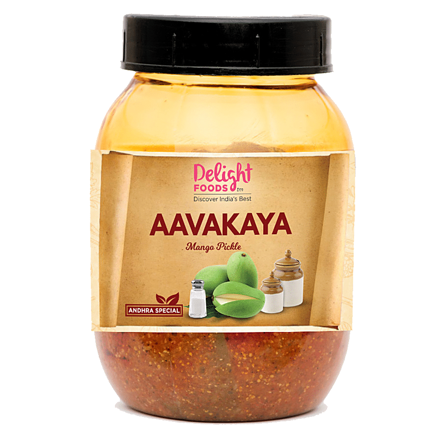 Delight Foods Andhra Special Avakaya/Mango Pickle