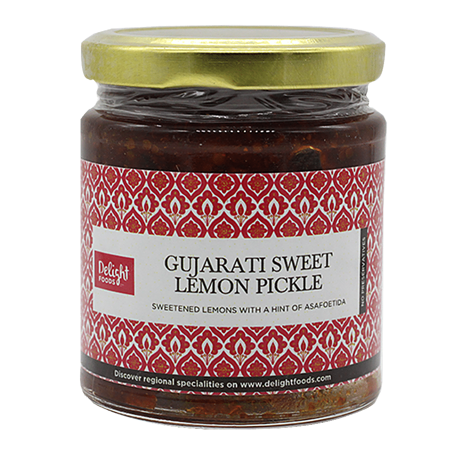 Delight Foods Pickle - Gujrati Sweet Lemon