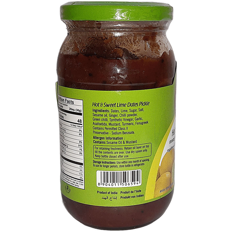 Double Horse Hot & Sweet Lime Dates Pickle