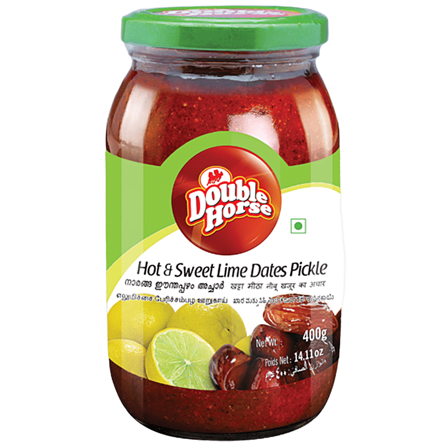 Double Horse Hot & Sweet Lime Dates Pickle