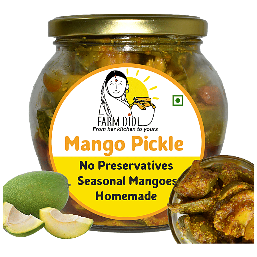 Farm Didi Mango Pickle/Aam Ka Achar - No Preservatives