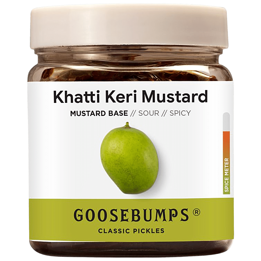 Goosebumps Khatti Keri Mustard Classic Pickle - Sour & Spicy