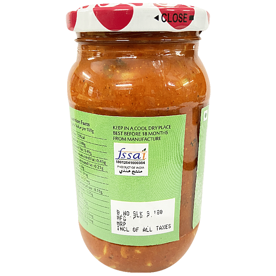 HAPPY Mango Pickle - Sweet & Nutty Flavour