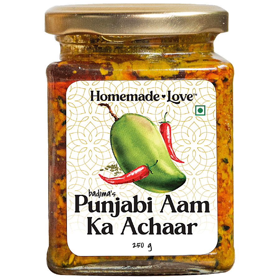 Homemade Love Punjabi Aam Ka Achaar - Sour & Hot Tasty