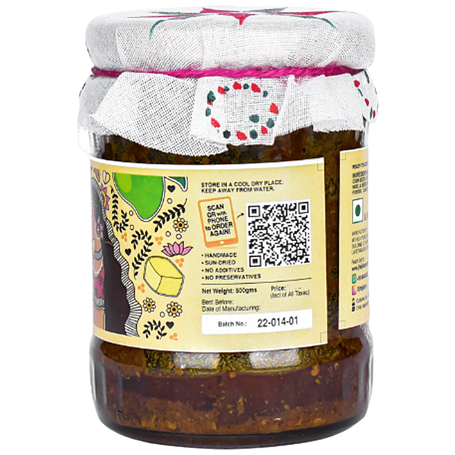 JhaJi  Dry Stuffed/Sookha Bharua Mango Pickle