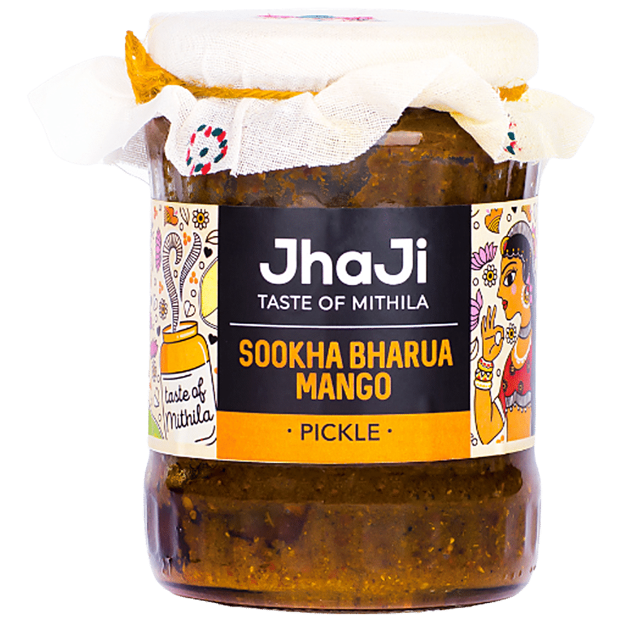 JhaJi  Dry Stuffed/Sookha Bharua Mango Pickle