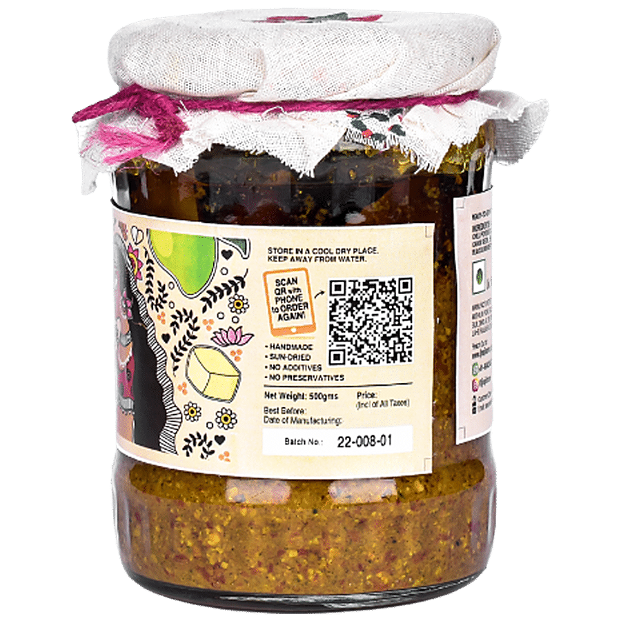 JhaJi  Mithila Special Mango Pickle - Tangy