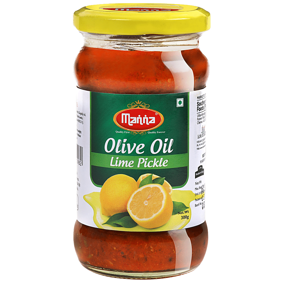 Manna Lime Pickle in Olive Oil