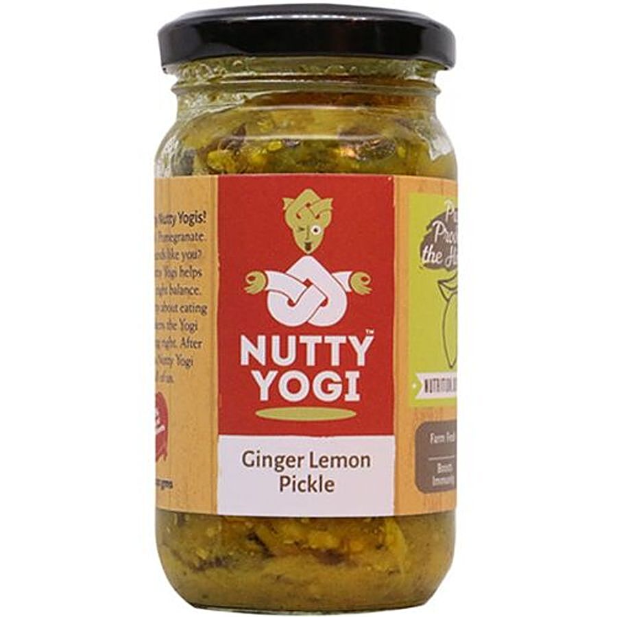 Nutty Yogi Ginger Lemon Pickle