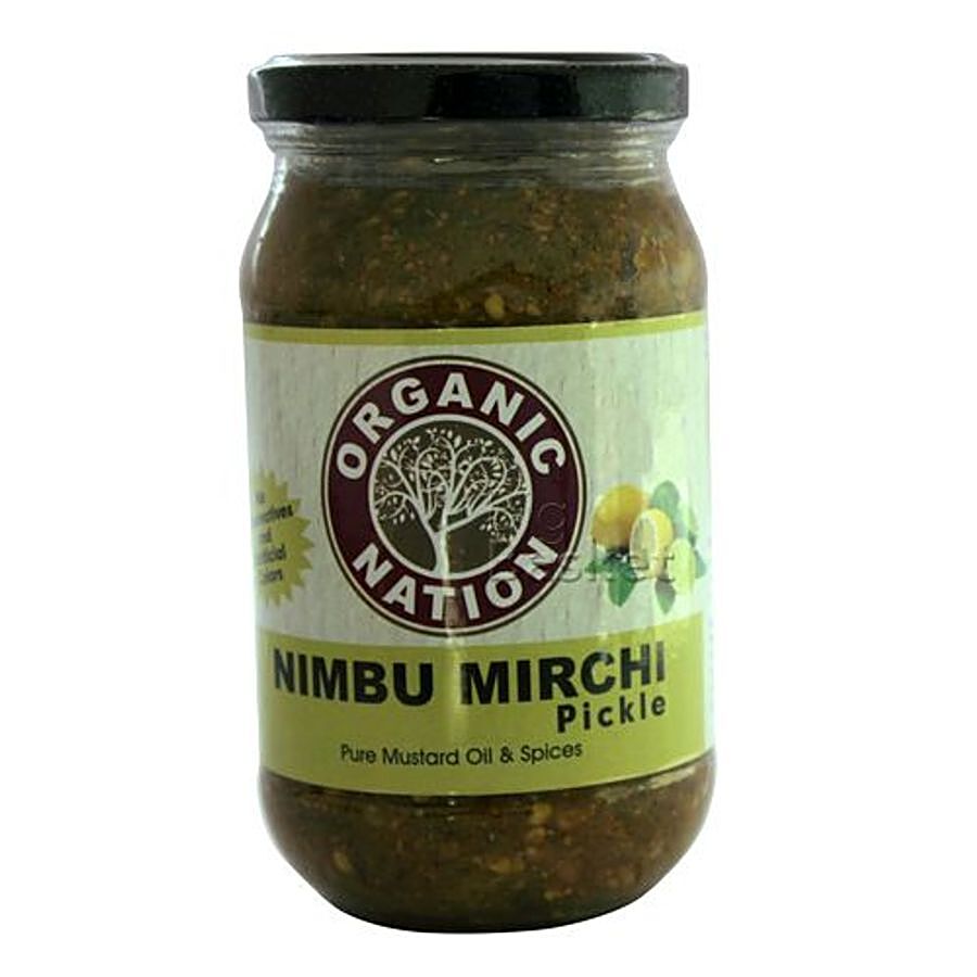 Organic Nation Pickle - Nimbu Mirch