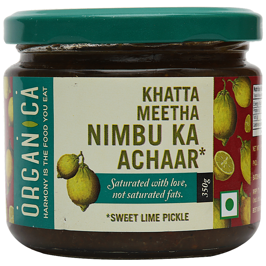 Organica Olive Oil - Sweet Lime Pickle