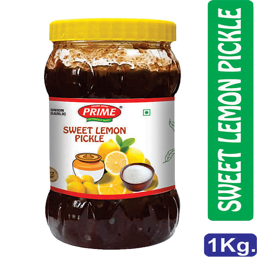 PRIME Sweet Lemon Pickle - No Onion