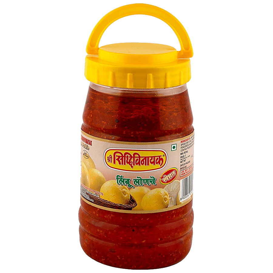 Shree Siddhivinayak Lemon Pickle - Traditional-style