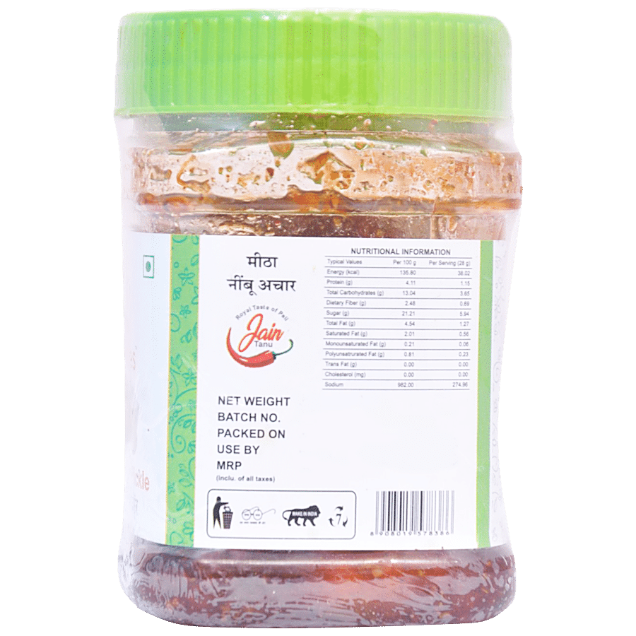 Tanu Pickles Sweet Lime Pickle