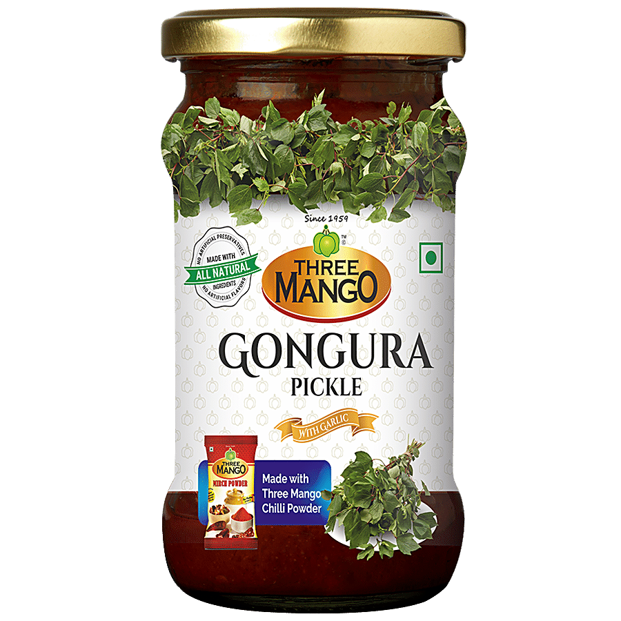 Three Mango Gongura Pickle