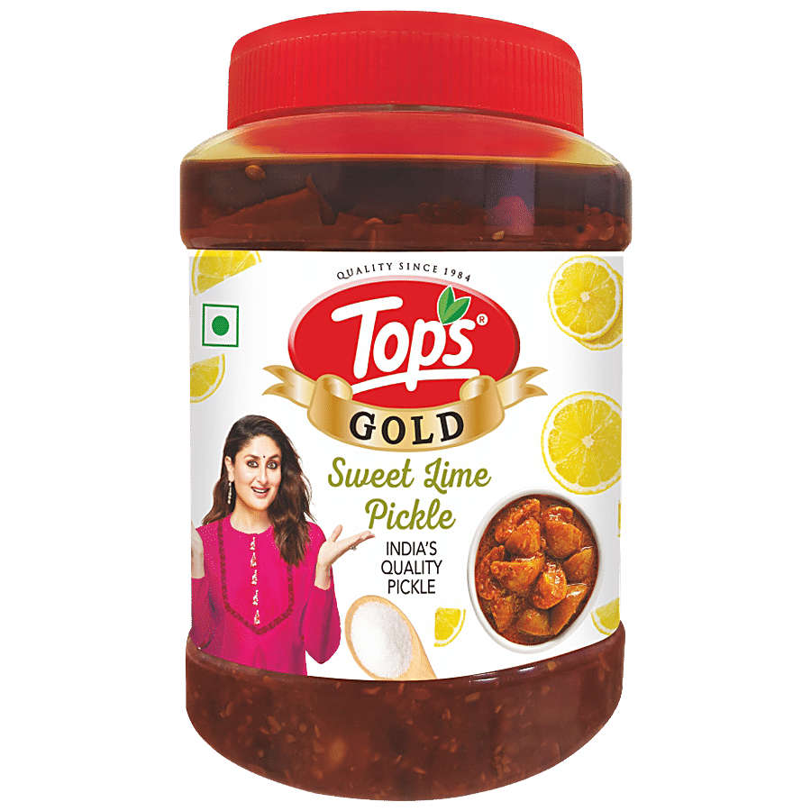 Tops Gold Sweet Lime Pickle - Tempting Flavour