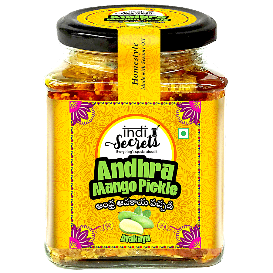 indiSecrets Andhra Mango Pickle - Avakaya