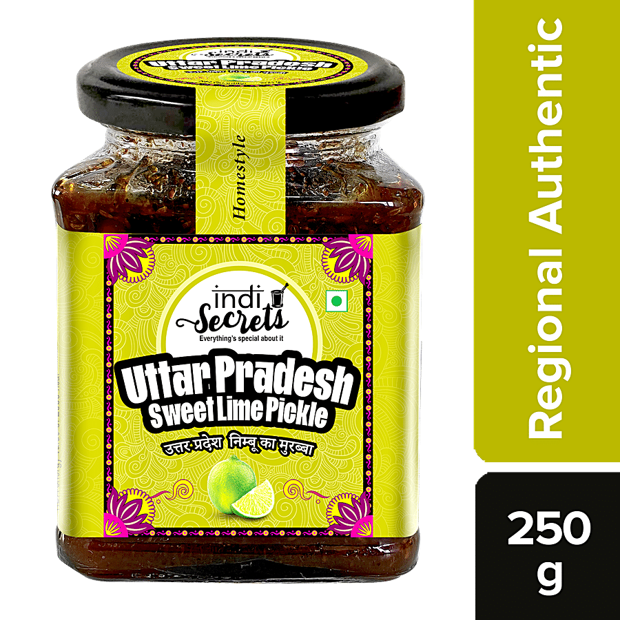 indiSecrets Uttar Pradesh Sweet Lime Pickle