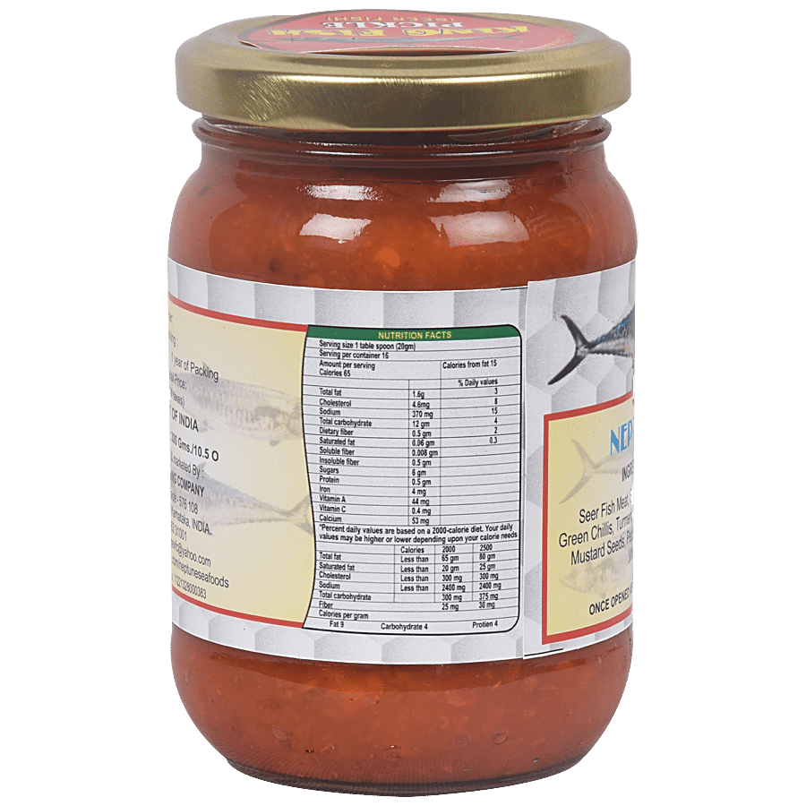 Neptune King/Seer Fish Pickle - Non Vegetarian Condiment