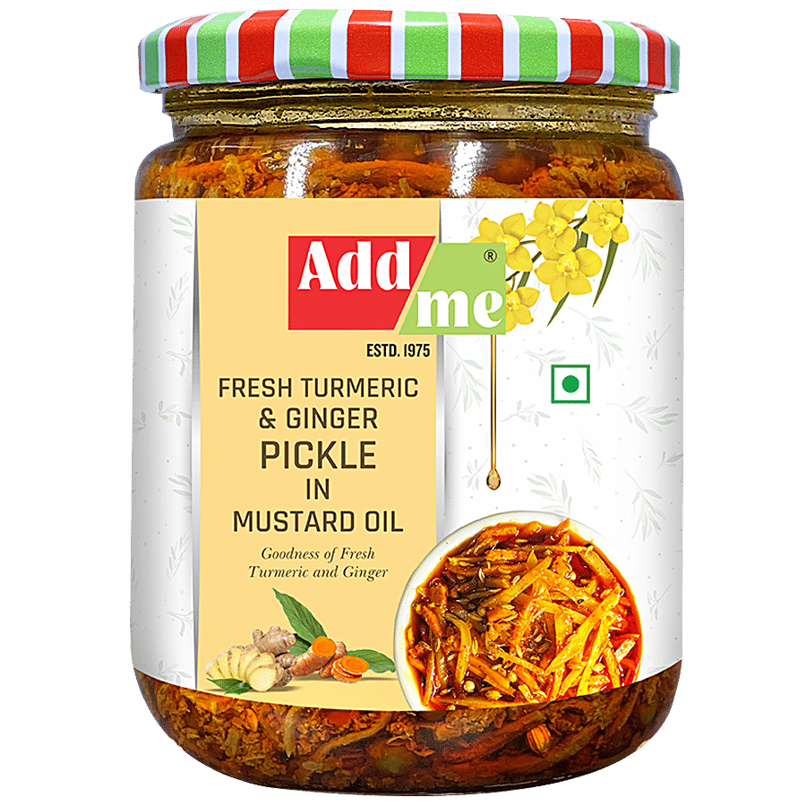 Add Me Fresh Turmeric & Ginger Pickle - In Mustard Oil