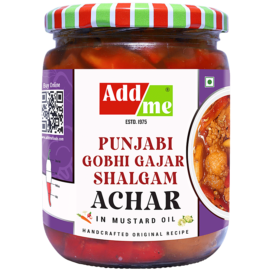 Add Me Gobhi Gajar Shalgam Pickle in Mustard Oil