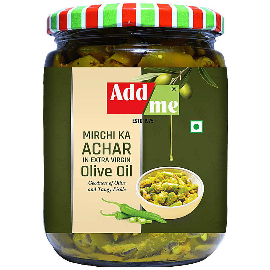 Add Me Mirchi Ka Achaar In Olive Oil