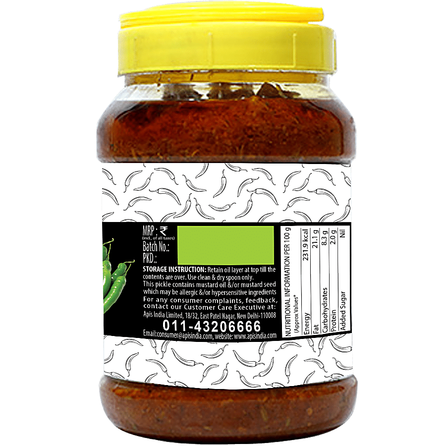 Apis Green Chilli Pickle