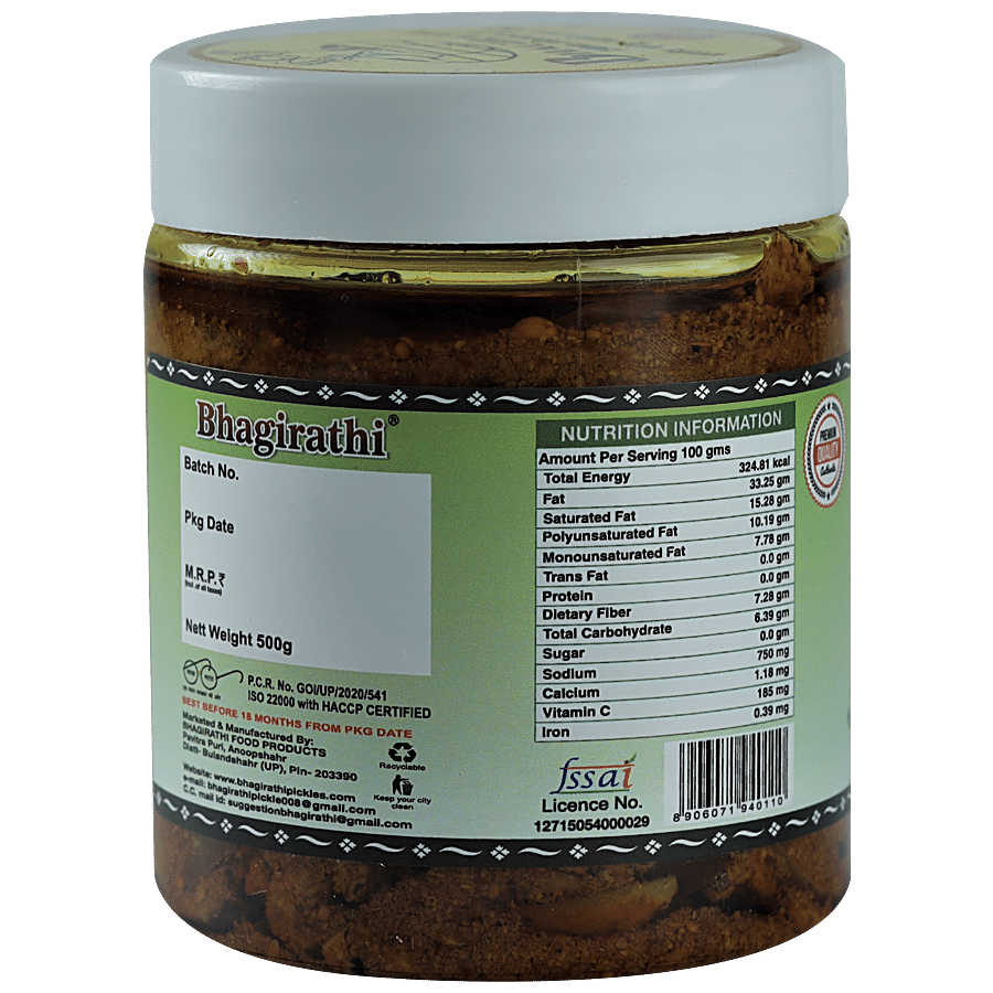 Bhagirathi Mango Special Pickle - Authentic Home Made Achar