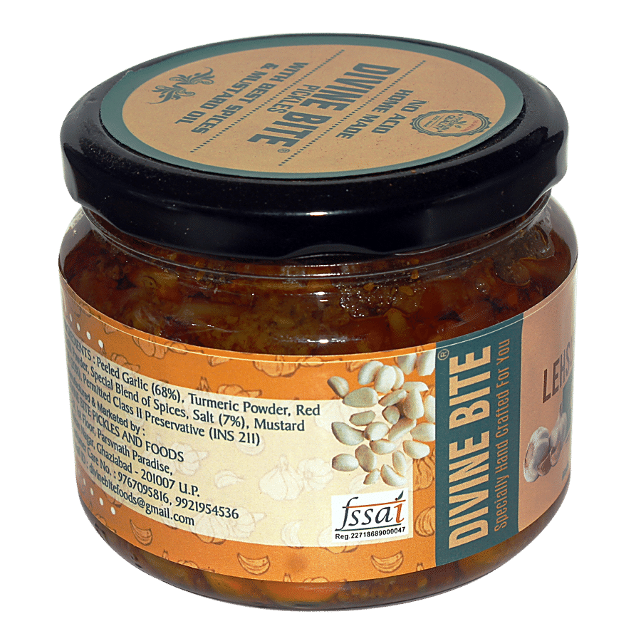 DIVINE BITE Garlic Pickle