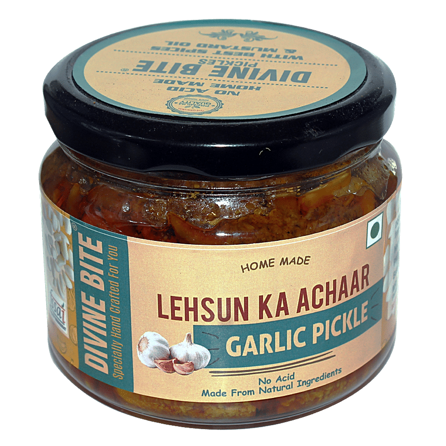 DIVINE BITE Garlic Pickle